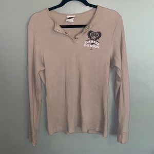 Harley Davidson Henley top